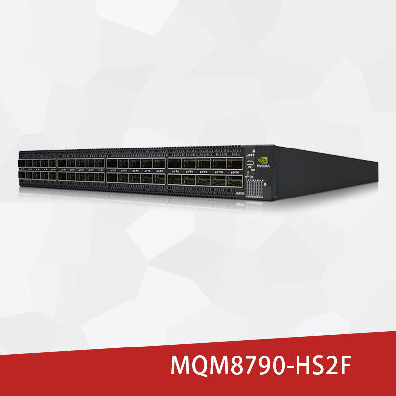 40 QSFP28 Ports Non Blocking HDR Mellanox Network Switch InfiniBand MQM8790-HS2F 200Gb/S