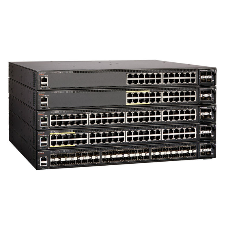 Network Ruckus Icx7450 24 Port POE Switch 1500W 336 Gb/S 960 Gb/S