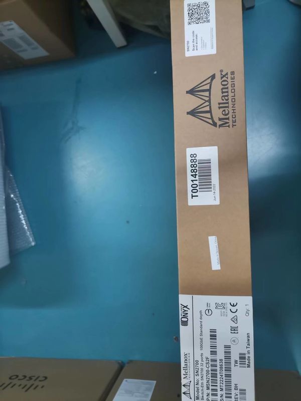 MSN2700-CS2F Mellanox Network Switch Spectrum Based 25GbE/100GbE 1U Open Ethernet Switch