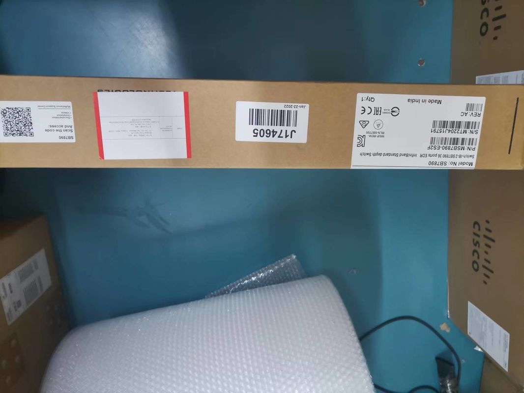MSB7800-ES2F Mellanox Network Switch InfiniBand EDR 100Gb/S System 36 QSFP28 Ports 1U