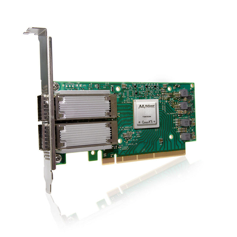 ConnectX-5 Ex VPI Adapter Mellanox Network Card EDR InfiniBand And 100GbE Dual Port QSFP28 MCX556A-EDAT