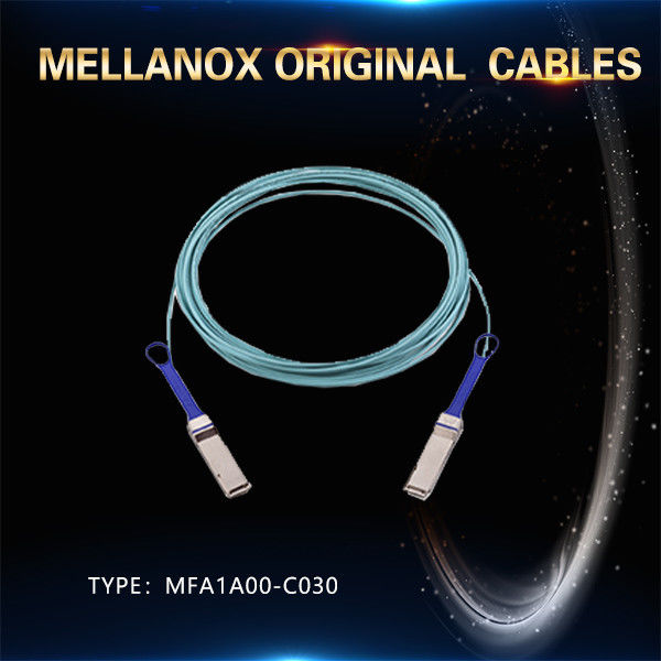 MFS1S00-H030V Aoc Network Cable IB HDR Up To 200Gb/S QSFP56 30m 200GBase-AOC QSFP56 To QSFP56