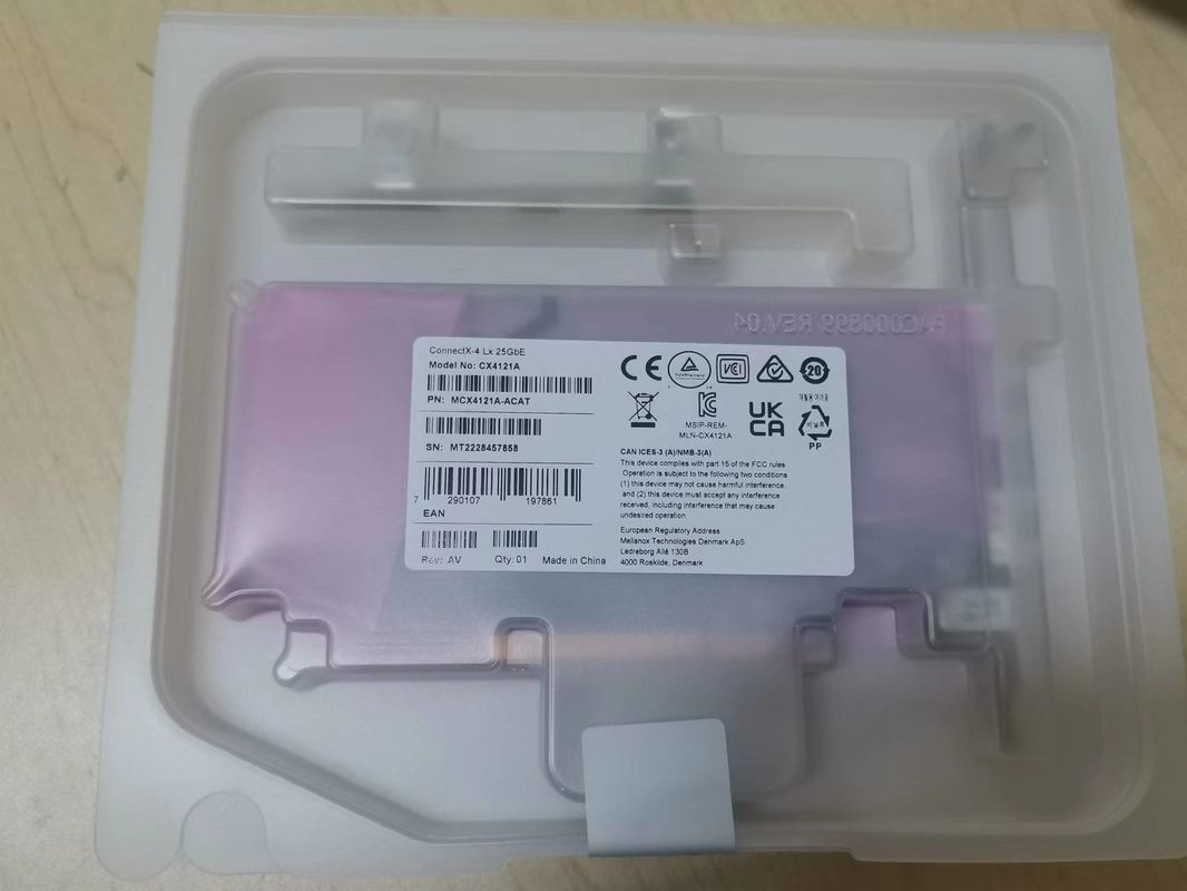 Mellanox ConnectX-4 Lx EN 25GbE Dual Port SFP28 PCIe3.0 X8 Network Interface Card MCX4121A-ACAT