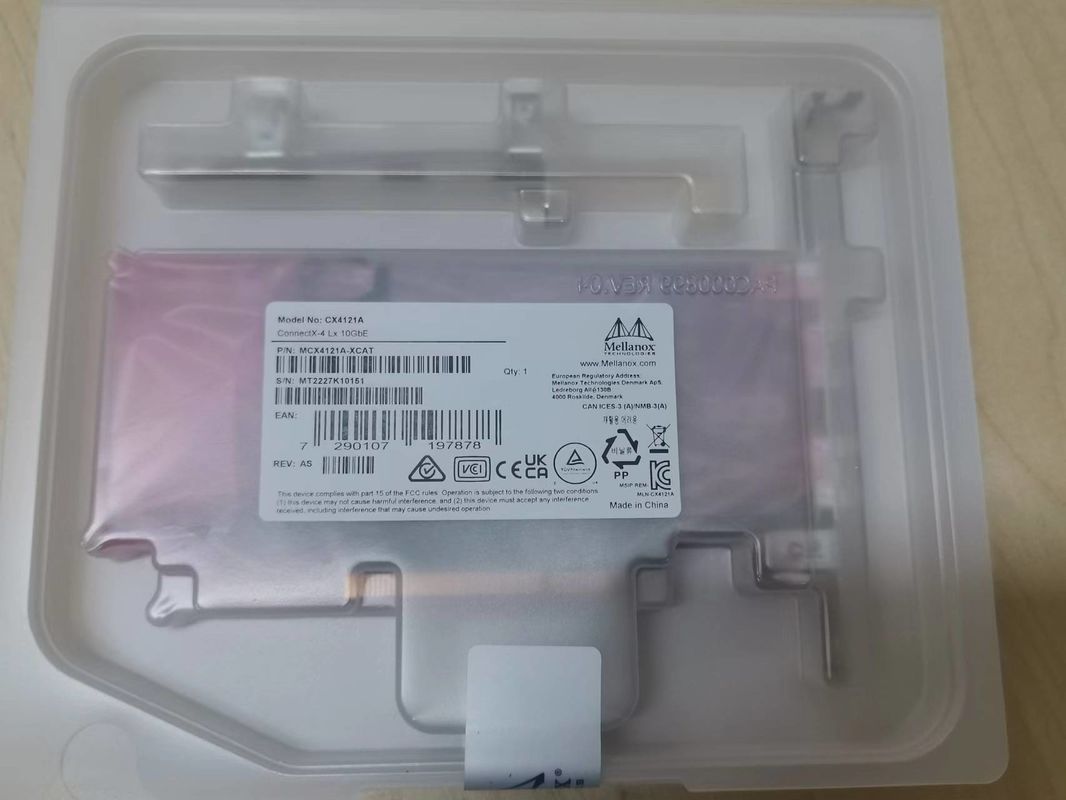 MCX4121A-ACAT ConnectX®-4 Lx EN Nic Network Interface Card 25GbE Dual Port SFP28