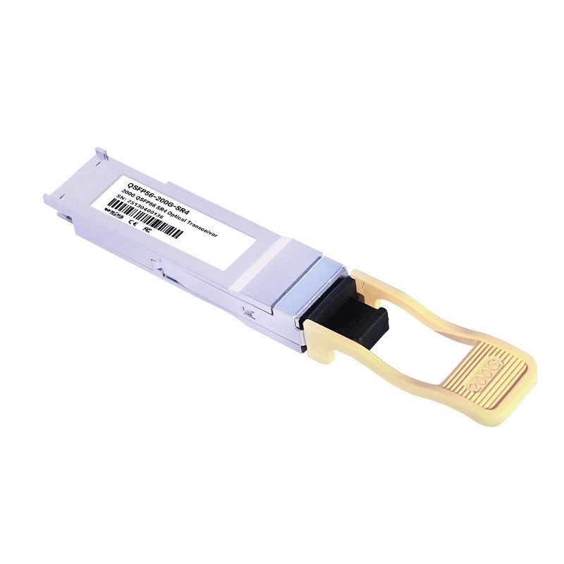200G-SR4 Multimode Optical Transceiver 200G Hot Pluggable Design 1 Max 4W Power Min Receivable Compatible with OM3/OM4