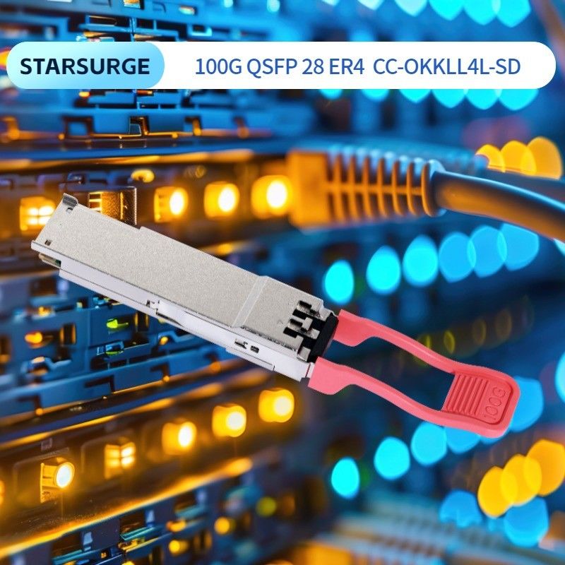 3.3V DC Power Source Computing Interconnect 100G QSFP28 BIDI SR Transceiver for Data Center Hot Pluggable Optical Module