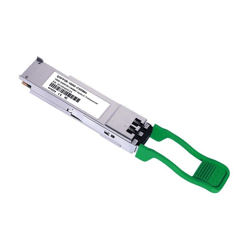 100G QSFP28 2km CWDM4 Fiber Optic Transceivers Ethernet Network Power ≤3.5W Minimum Receivable ≤3.5W 2km Range Original
