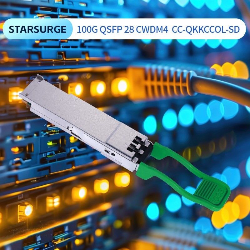 100G QSFP28 2km CWDM4 Fiber Optic Transceivers Ethernet Network Power ≤3.5W Minimum Receivable ≤3.5W 2km Range Original