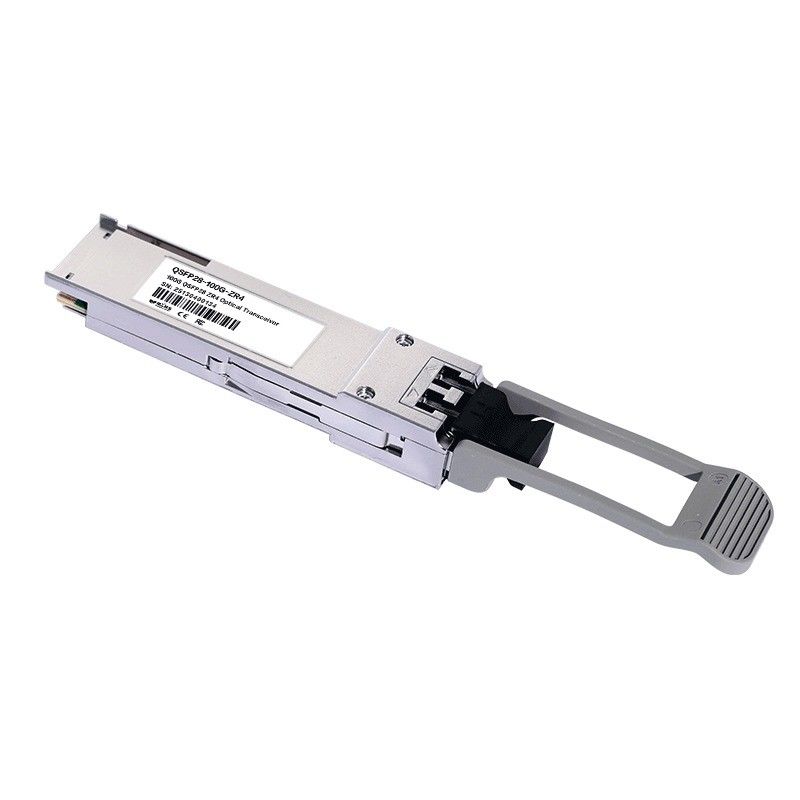 100G QSFP28 ZR4 LC Duplex Optical Transceiver 80km SFP28 LR4 103Gbps EML LAN-WDM Transceiver with Digital Diagnostics
