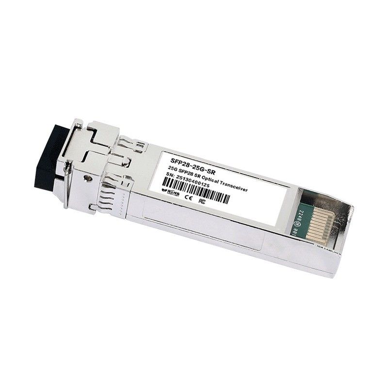 10km Single Mode 25G SFP28 Optical Transceiver Protocol Compliance SFF-8472 Speed LC Connector CE FCC RoHS Certified