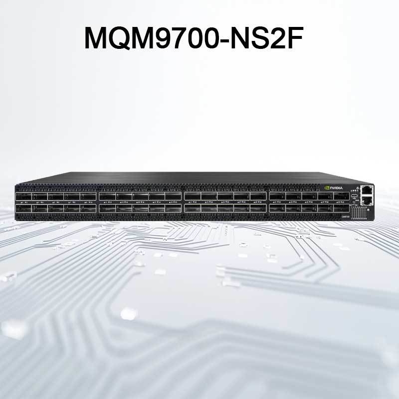 MQM9790-NS2F Mellanox Network Switch P2C Airflow 64 Port NDR 32 OSFP Port Unmanaged