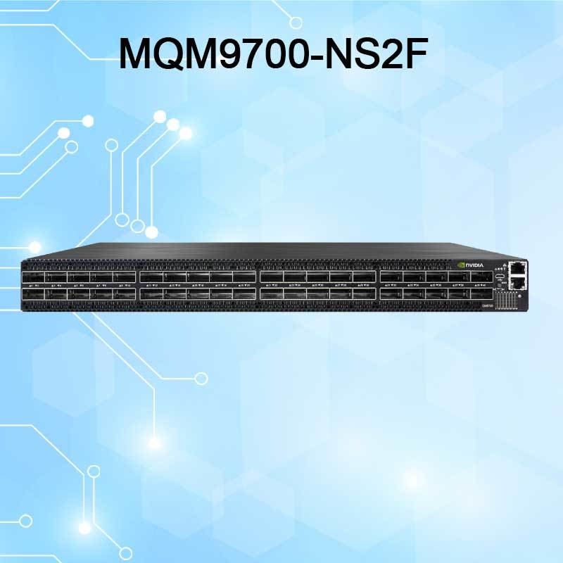 MQM9790-NS2F Mellanox Network Switch P2C Airflow 64 Port NDR 32 OSFP Port Unmanaged
