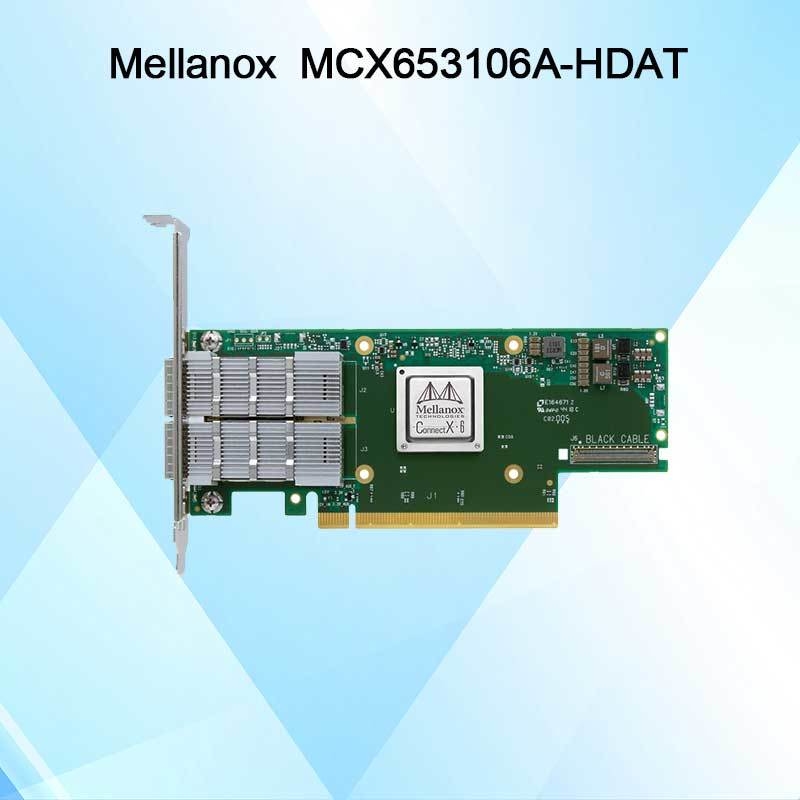 ConnectX-6 MCX653106A-HDAT VPI Mellanox Network Card 200Gb/S InfiniBand And Ethernet Adapter