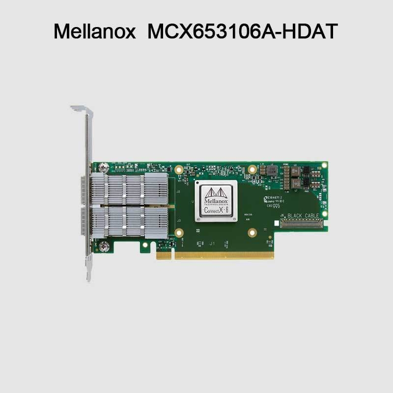 ConnectX-6 MCX653106A-HDAT VPI Mellanox Network Card 200Gb/S InfiniBand And Ethernet Adapter