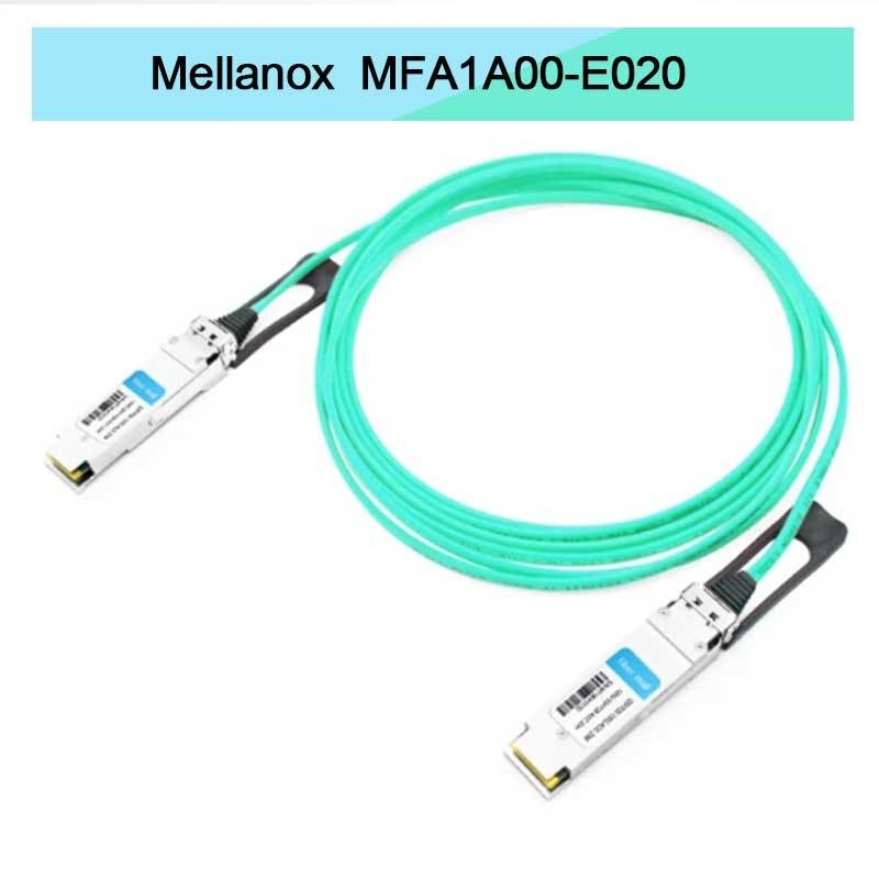 Nvidia Mfa1a00-Xxxx 100GB/S Qsfp28 Mmf Active Optical Cable Mfa1a00-E020 Active Fiber Cable Ib EDR 100GB/S