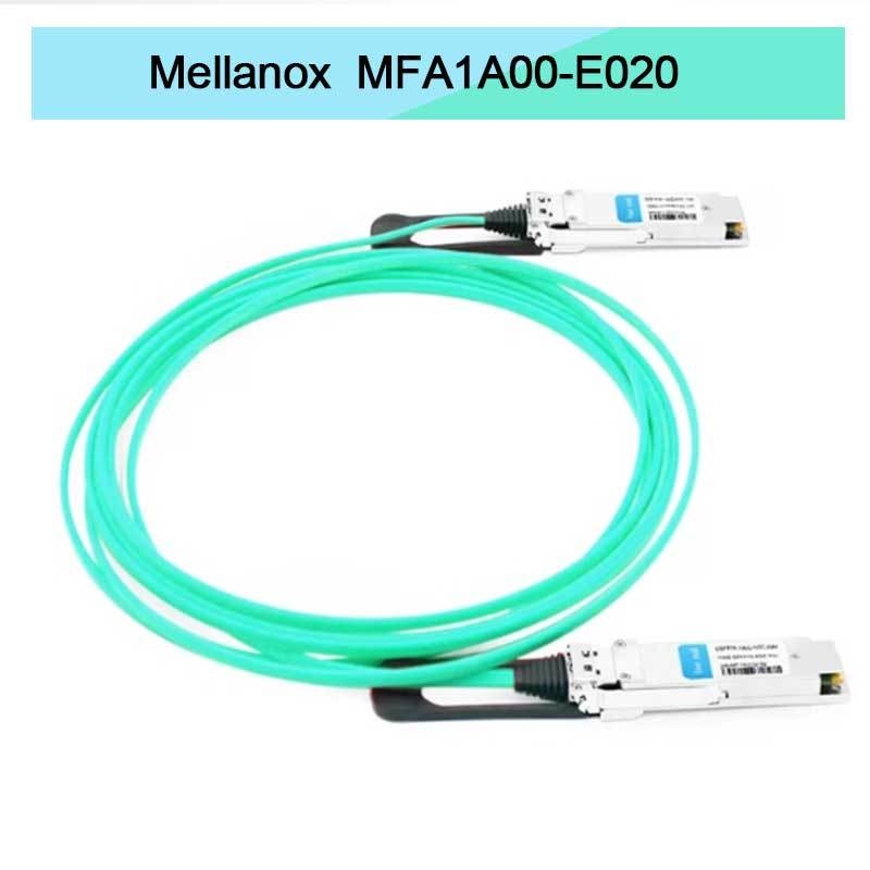 Nvidia Mfa1a00-Xxxx 100GB/S Qsfp28 Mmf Active Optical Cable Mfa1a00-E020 Active Fiber Cable Ib EDR 100GB/S