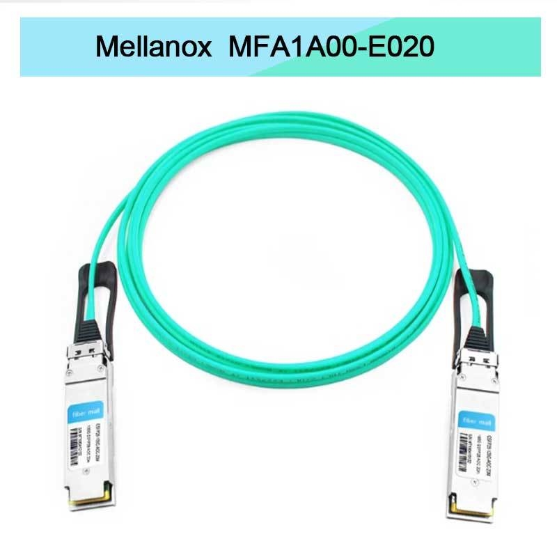 Nvidia Mfa1a00-Xxxx 100GB/S Qsfp28 Mmf Active Optical Cable Mfa1a00-E020 Active Fiber Cable Ib EDR 100GB/S