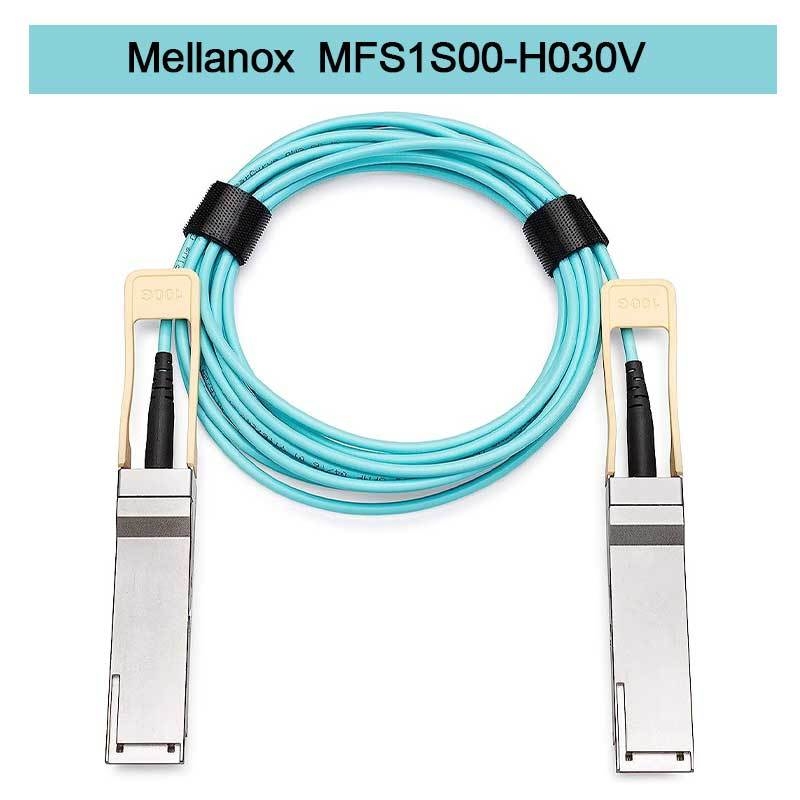 MFS1S00-H030V(980-9I440-00H030)  Aoc Network Cable IB HDR Up To 200Gb/S QSFP56 30m 200GBase-AOC QSFP56 To QSFP56