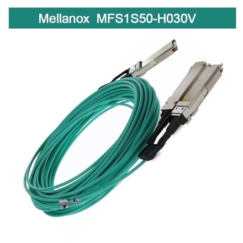Infiniband Mellanox AOC MFS1S50-H030V VPI HDR & ETH 2x100Gb/S 30M  QSFP56 new and original