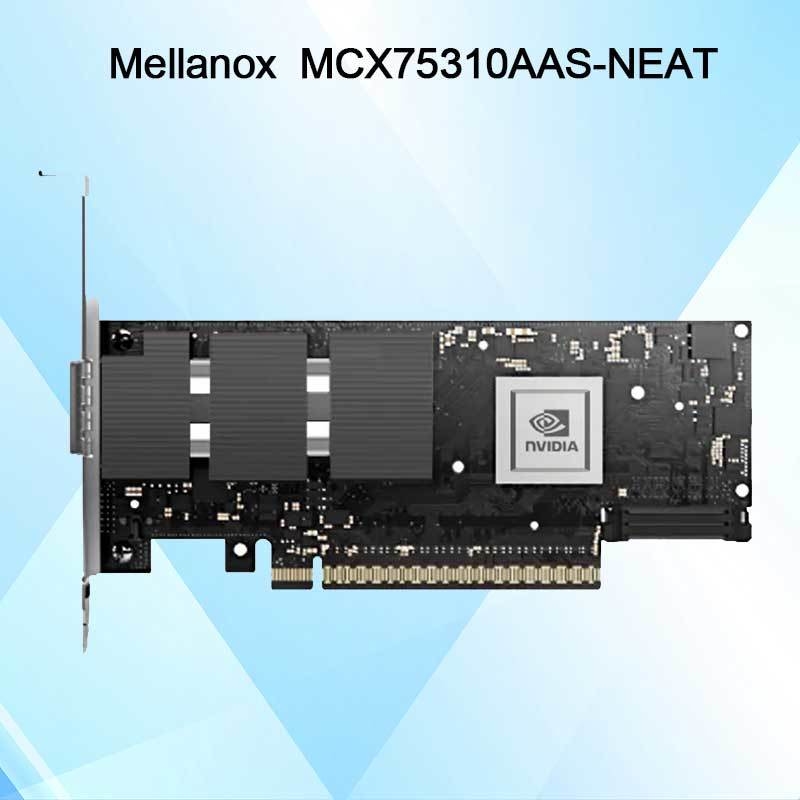 Nvidia Connectx-7 Adapter MCX75310aas-Neat (900-9X766-003N-SQ0) Single-Port Osfp Infiniband: Ndr 400GB/S (Default speed) Ethernet: 400gbe