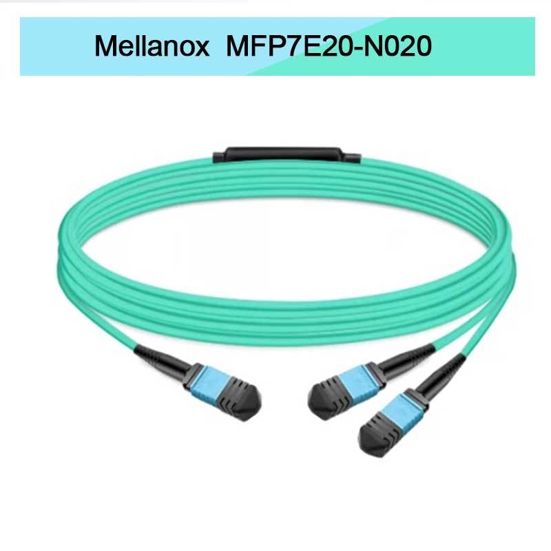 Nvidia Mfp7e20-Nxxx Optical Multimode Splitter Fiber Cable Mfp7e20-N020 Mmf, MPO12 APC to 2xmpo12 APC