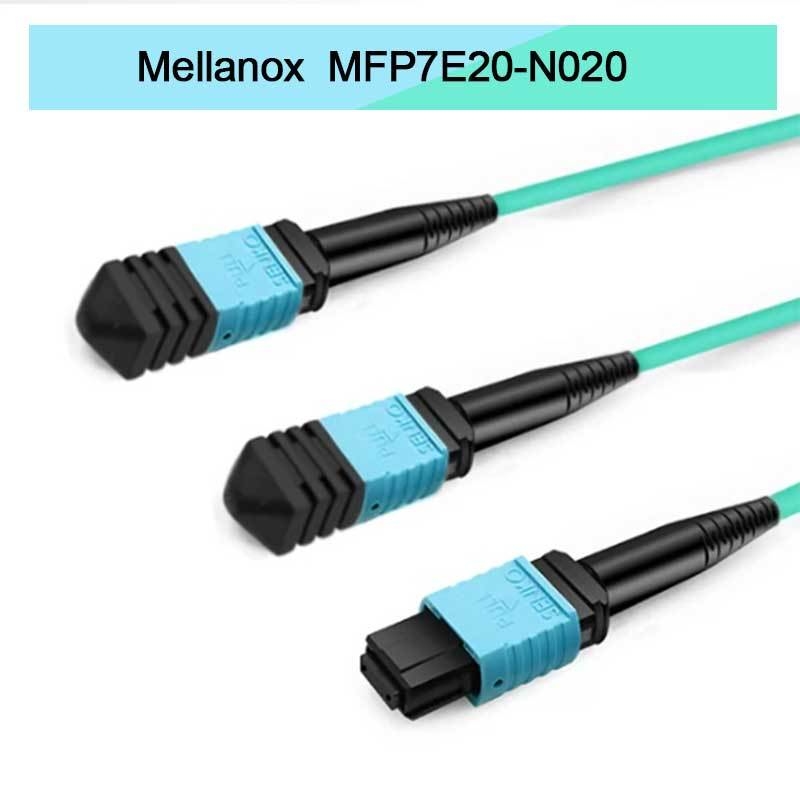 Nvidia Mfp7e20-Nxxx Optical Multimode Splitter Fiber Cable Mfp7e20-N020 Mmf, MPO12 APC to 2xmpo12 APC