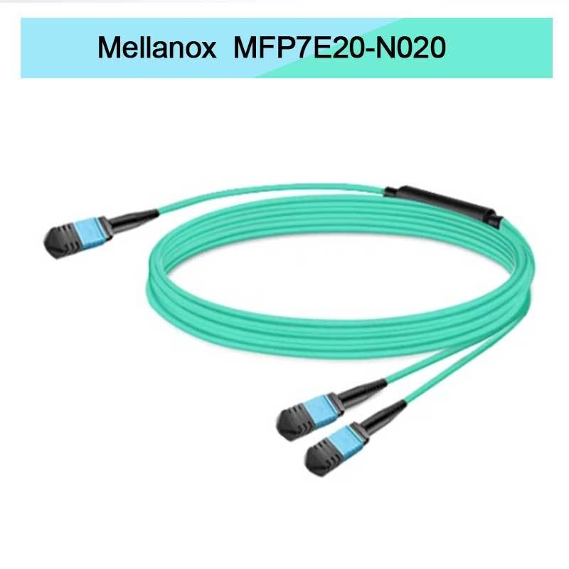 Nvidia Mfp7e20-Nxxx Optical Multimode Splitter Fiber Cable Mfp7e20-N020 Mmf, MPO12 APC to 2xmpo12 APC