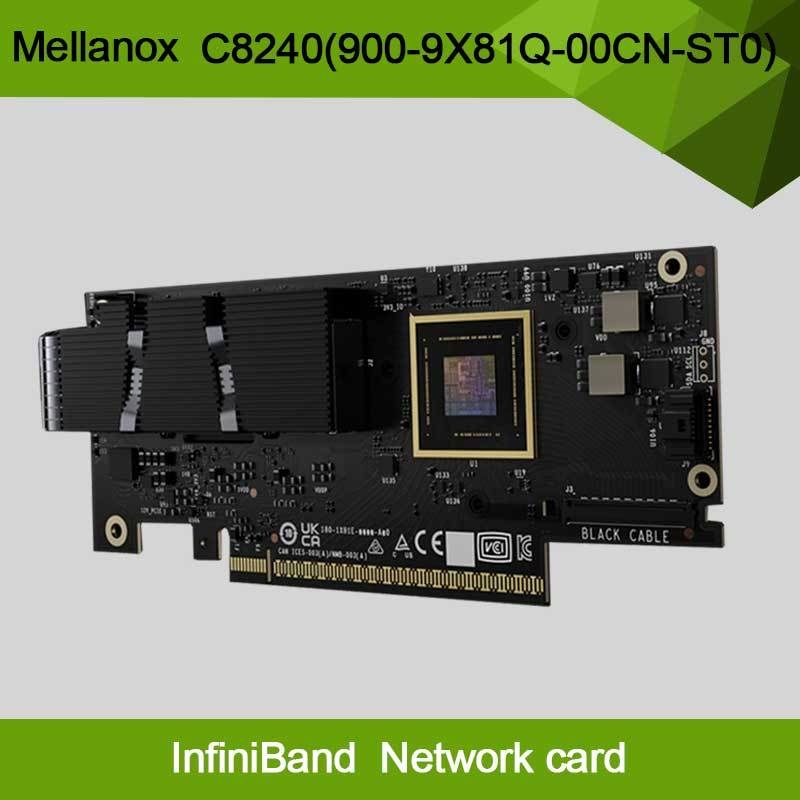 Nvidia Connectx-8 Supernic Dual-Port Qsfp112infiniband: Ndr Ib (Default) Ethernet: 400gbe C8240 900-9X81q-00cn-St0