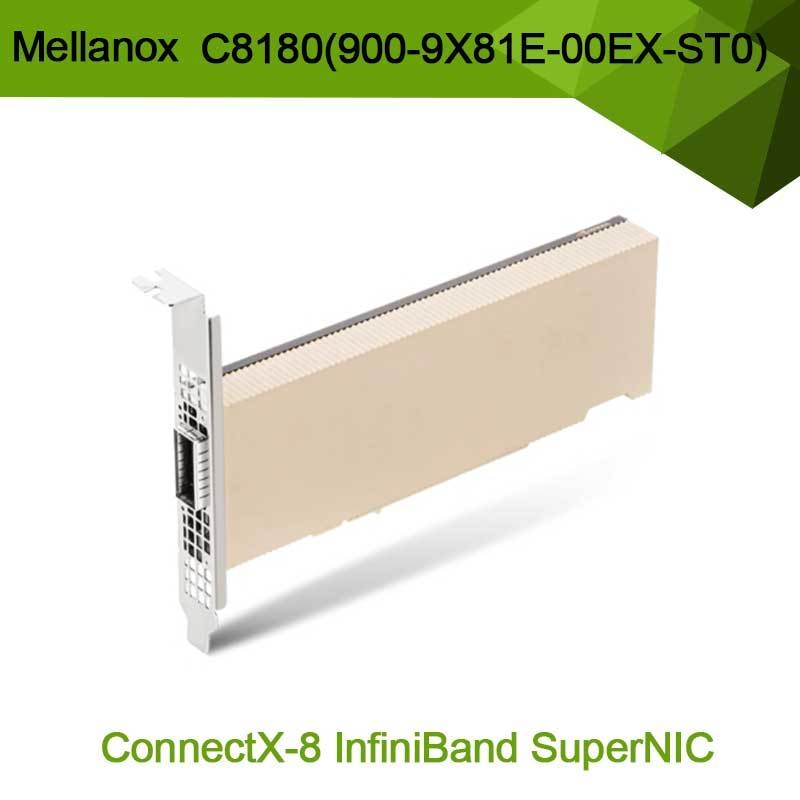 Nvidia Connectx-8 Adapter C8180 (900-9X81E-00EX-ST0) Single-Cage Osfp Infiniband: 800gbs Xdr Ib