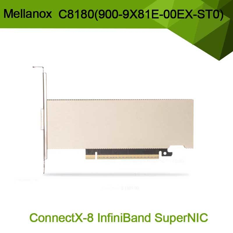 Nvidia Connectx-8 Adapter C8180 (900-9X81E-00EX-ST0) Single-Cage Osfp Infiniband: 800gbs Xdr Ib