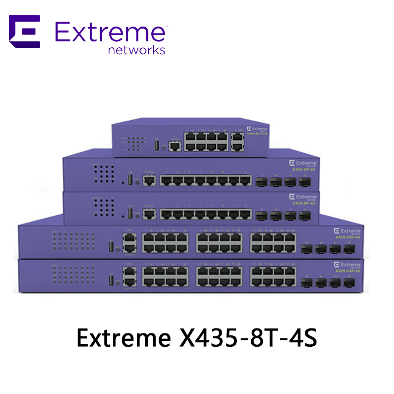 Extreme X435-8t-4s Series High-Performance Network Switch for Seamless Connectivity