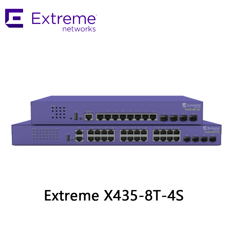 Extreme X435-8t-4s Series High-Performance Network Switch for Seamless Connectivity