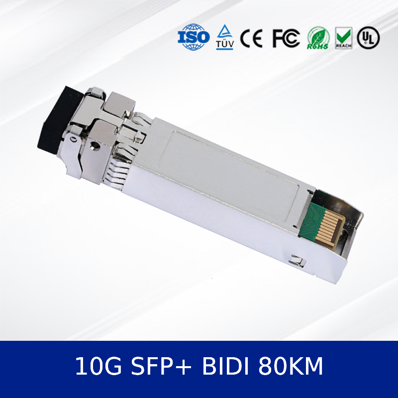 optical transceiver module Premium 10g SFP+ Bidi 80km Fiber Optic Module for Data Centers.