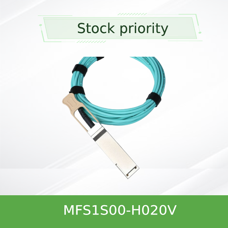 Console Mellanox AOC Cable MFS1S00-H020V IB HDR Up To 200Gb/S QSFP56 20m network cable