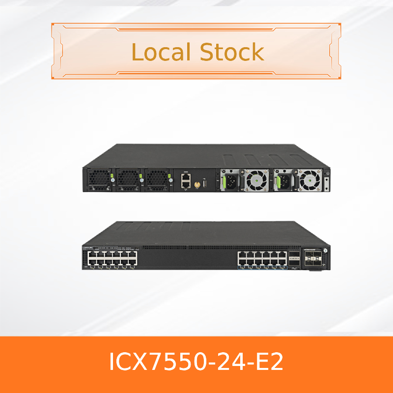 Advanced Ruckus Icx7550-24-E2 Switch With 24 Ports For Seamless Connectivity