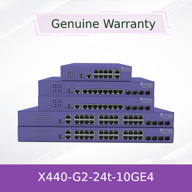 Extreme Network X440-G2-24t-10ge4 Ethernet Switch 16532 Series with Snmp Function Extreme Xos