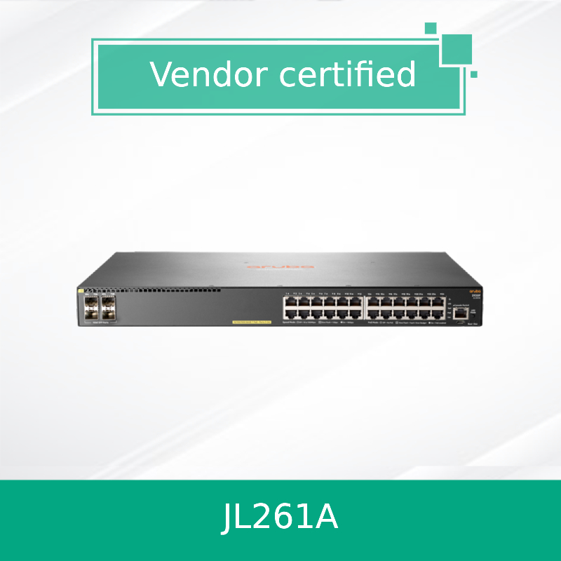 Hpe Aruba Networking 2930f 24G Poe+ 4SFP 370W Switch (JL261A) new and original