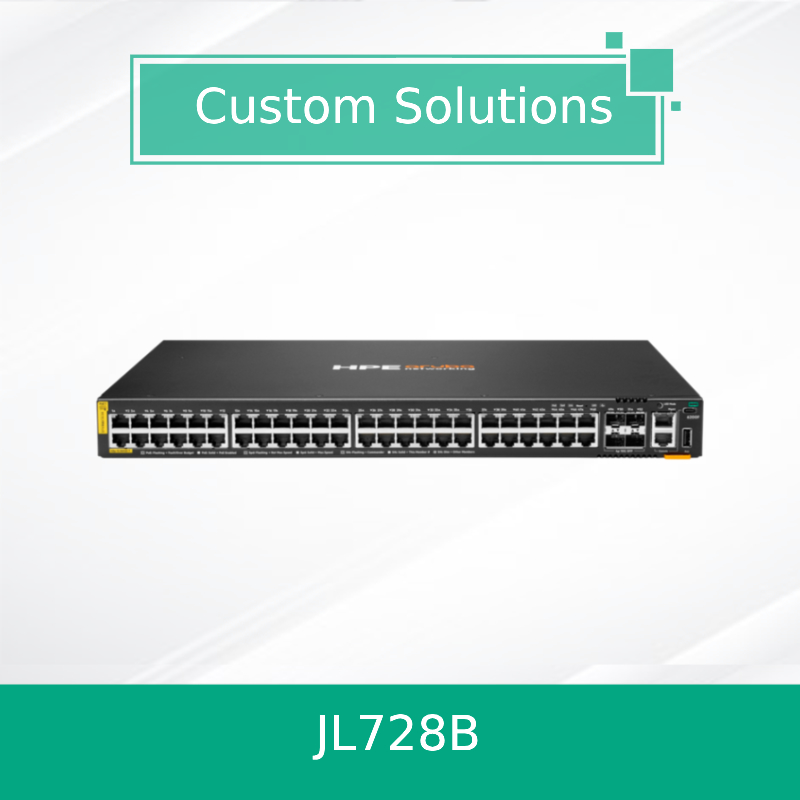 Hpe Aruba Networking Cx 6200f 48g Class-4 Poe 4SFP+ 740W Switch (JL728B)