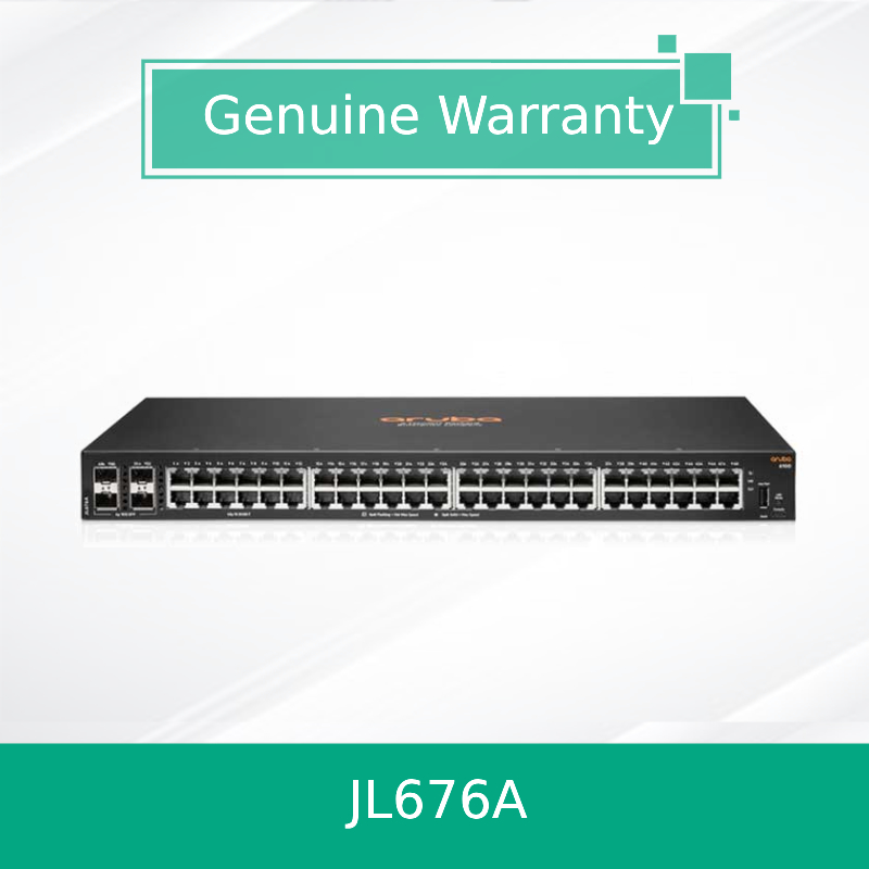 Hpe Aruba Cx 6100 48g Managed Switch with SFP+ Ports (JL676A) New and original