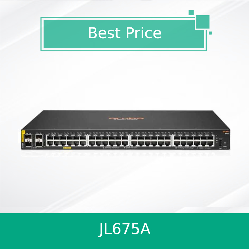 Hpe Aruba Networking Cx 6100 48g Class4 Poe 4SFP+ 370W Switch (JL675A) New and original