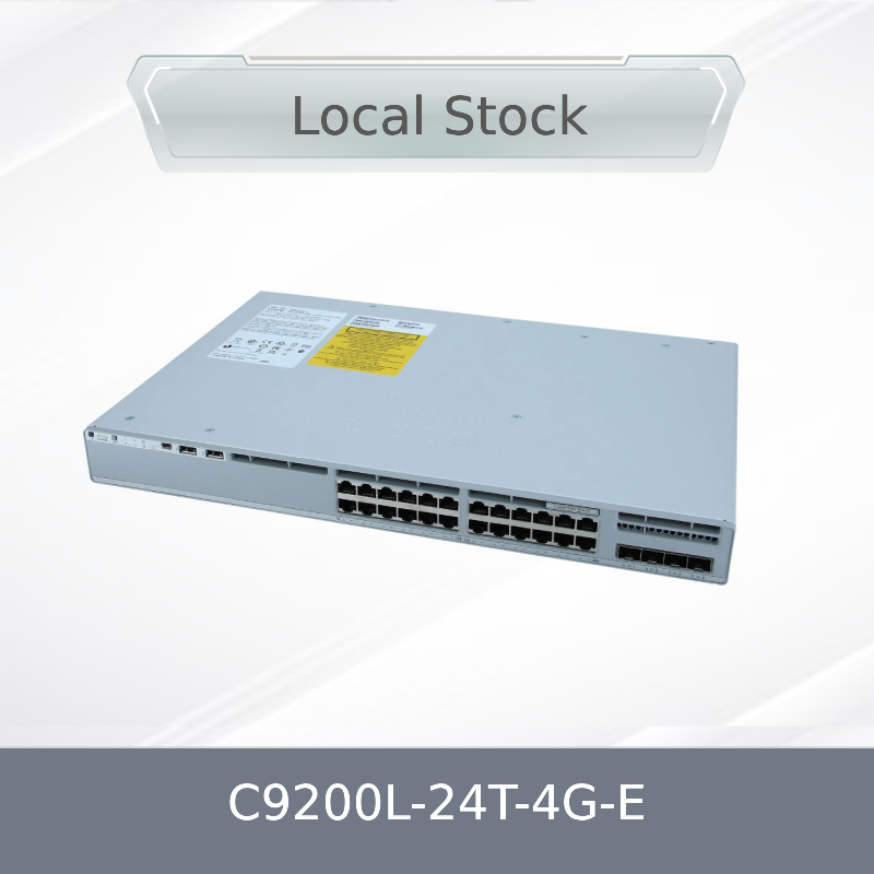 C9200-24t-a New Cisco Catalyst Access 24X 1g RJ45 Ports Gigabit Ethernet Modular Enterprise Switch C9200-24t-a