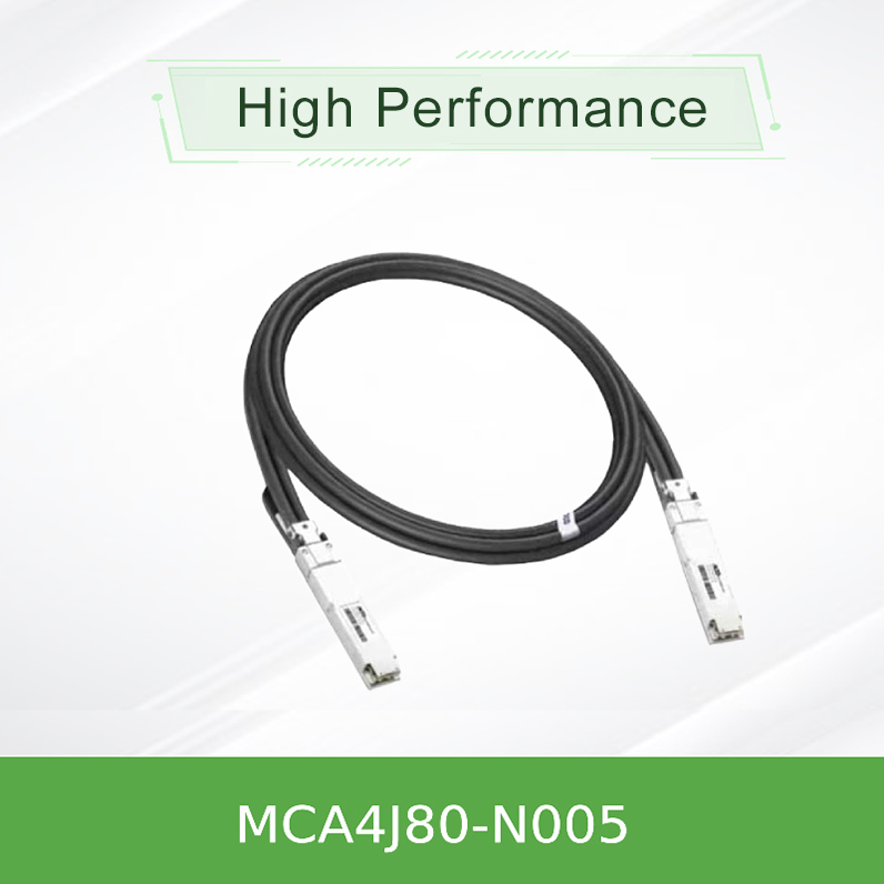 NVIDIA MCA4J80-N005 800Gb/s OSFP Active Copper Cable (5m) for High-Speed Data Center Networking
