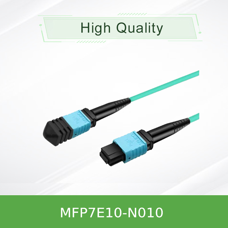 NVIDIA MFP7E10-N010 MPO-12/APC Multimode Fiber Cable 10m 400G InfiniBand NDR & Ethernet