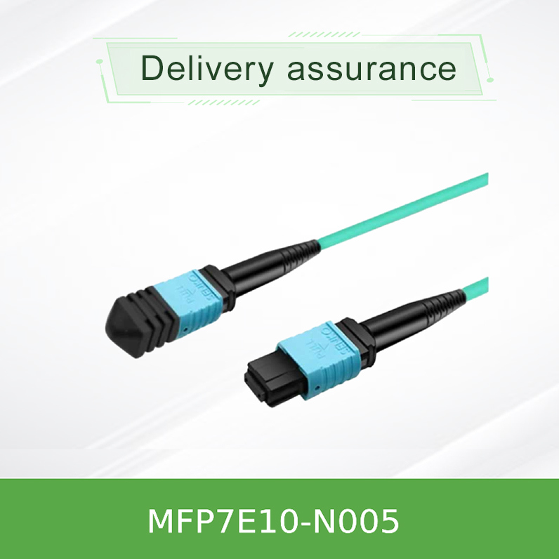 NVIDIA MFP7E10-N005 MPO-12/APC Multimode Fiber Cable 5m 400G InfiniBand NDR & Ethernet