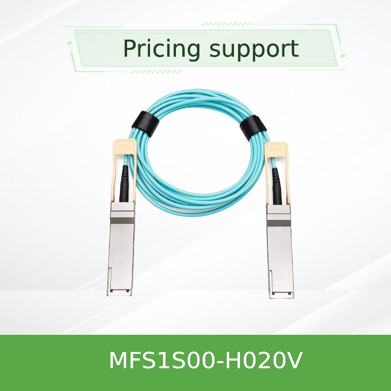 mellanox  MFS1S00-H020V 20m 200Gb/s QSFP56 Active Optical Cable Long-Reach Data Center Interconnect Solution