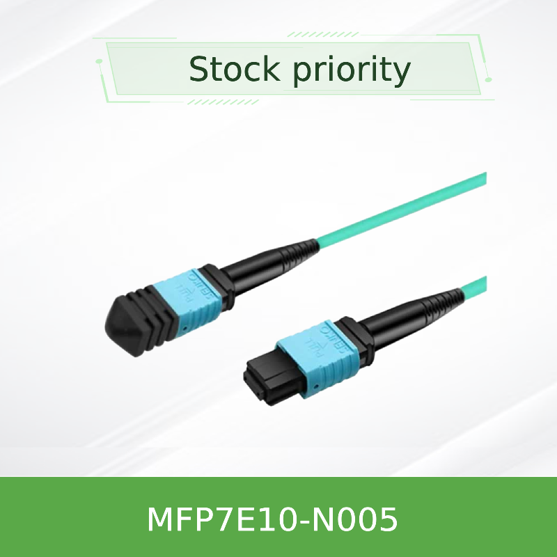 NVIDIA MFP7E10-N005 5m MPO-12/APC to MPO-12/APC Multimode Fiber Optic Cable for 400G/NDR InfiniBand & Ethernet
