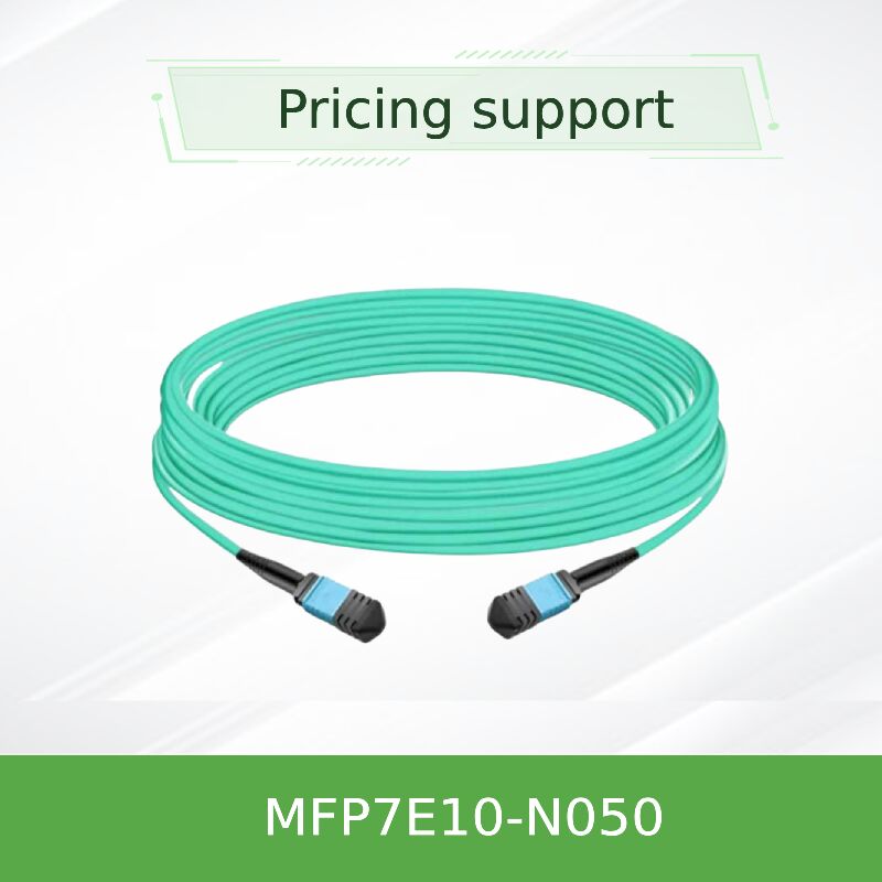 NVIDIA MFP7E10-N050 50m MPO-12/APC to MPO-12/APC Multimode Fiber Optic Cable for 400G/NDR Maximum Reach Interconnect