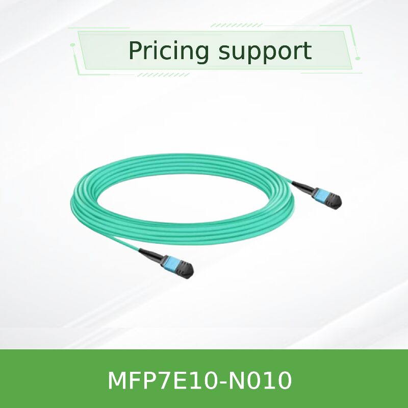 NVIDIA mellanox  MFP7E10-N010 10m MPO-12/APC Multimode Fiber Optic Cable – Type-B Crossover, 8-Fiber, OM4
