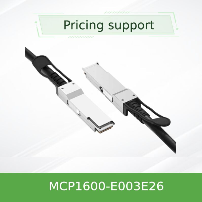 NVIDIA Mellanox MCP1600-E003E26 100Gb/s QSFP28 Passive Direct Attach Copper Cable – 3m, EDR InfiniBand, Low Latency, Near-Zero Power for Data Center Interconnects