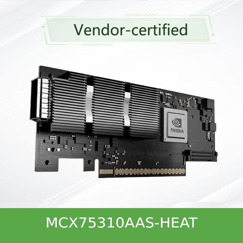 ConnectX‑7 MCX75310AAS‑HEAT 400G NDR Smart NIC – Inline Encryption & PCIe Gen5